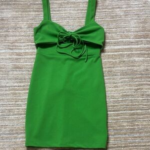 Princess Polly Vibrant Green Mini Dress